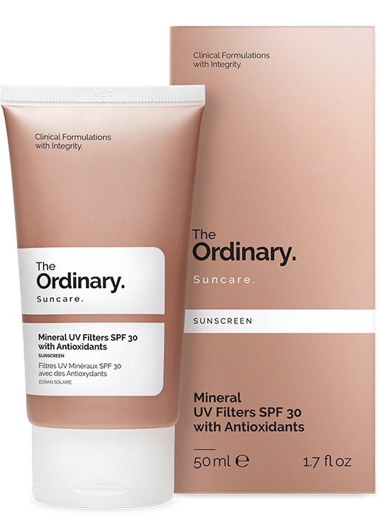Mineral Uv Filters Spf 30 With Antioxidants
