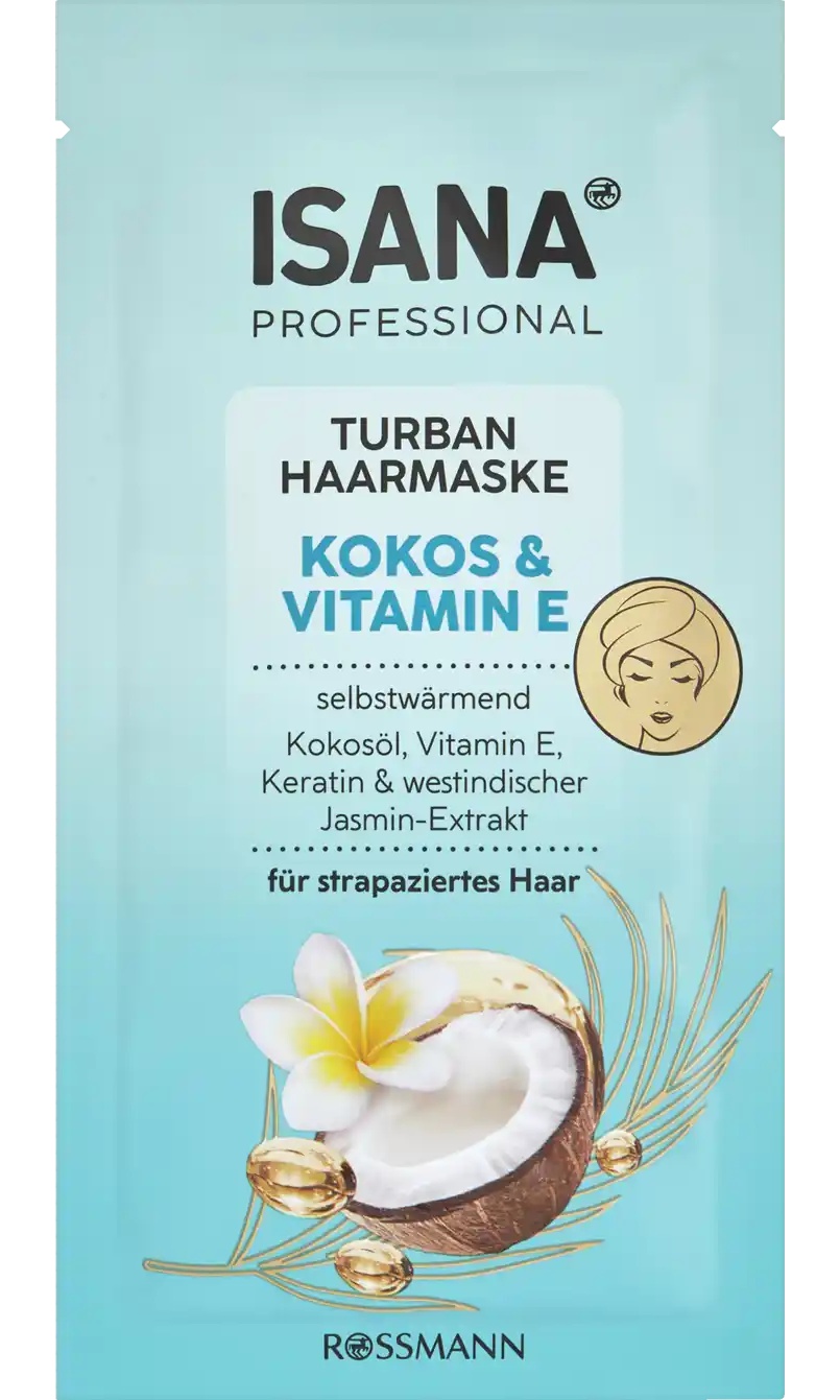 Isana Professional Kokos & Vitamin E Turban Haarmaske
