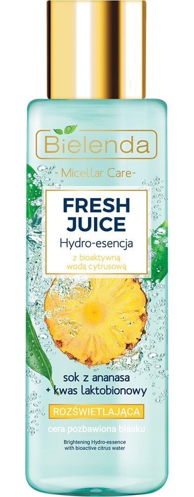 Bielenda Fresh Juice Brightening Hydro-Essence With Bioactive Citrus Water, Pineapple Juice