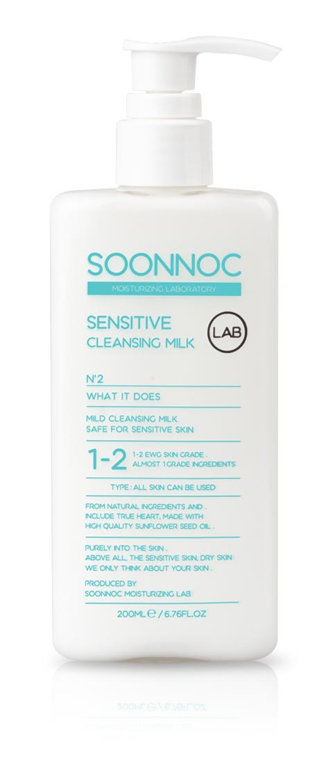 SOONOC Sensitive Cleansing Milk