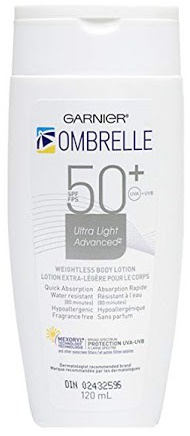 Garnier Ombrelle Ultra Light Advanced Weightless Body Lotion Spf50+