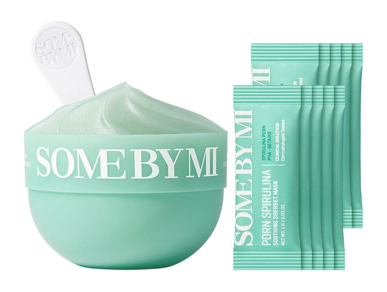 Some By Mi Pdrn Spirulina Soothing Sherbet Mask