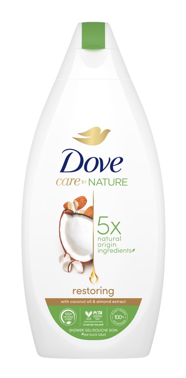 Dove Care By Nature Restoring Coconut And Almond Body Wash