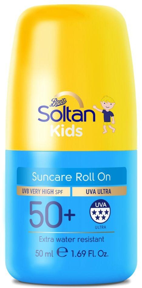 Boots Soltan Soltan Kids Protect & Moisturise Suncare Roll On SPF50+