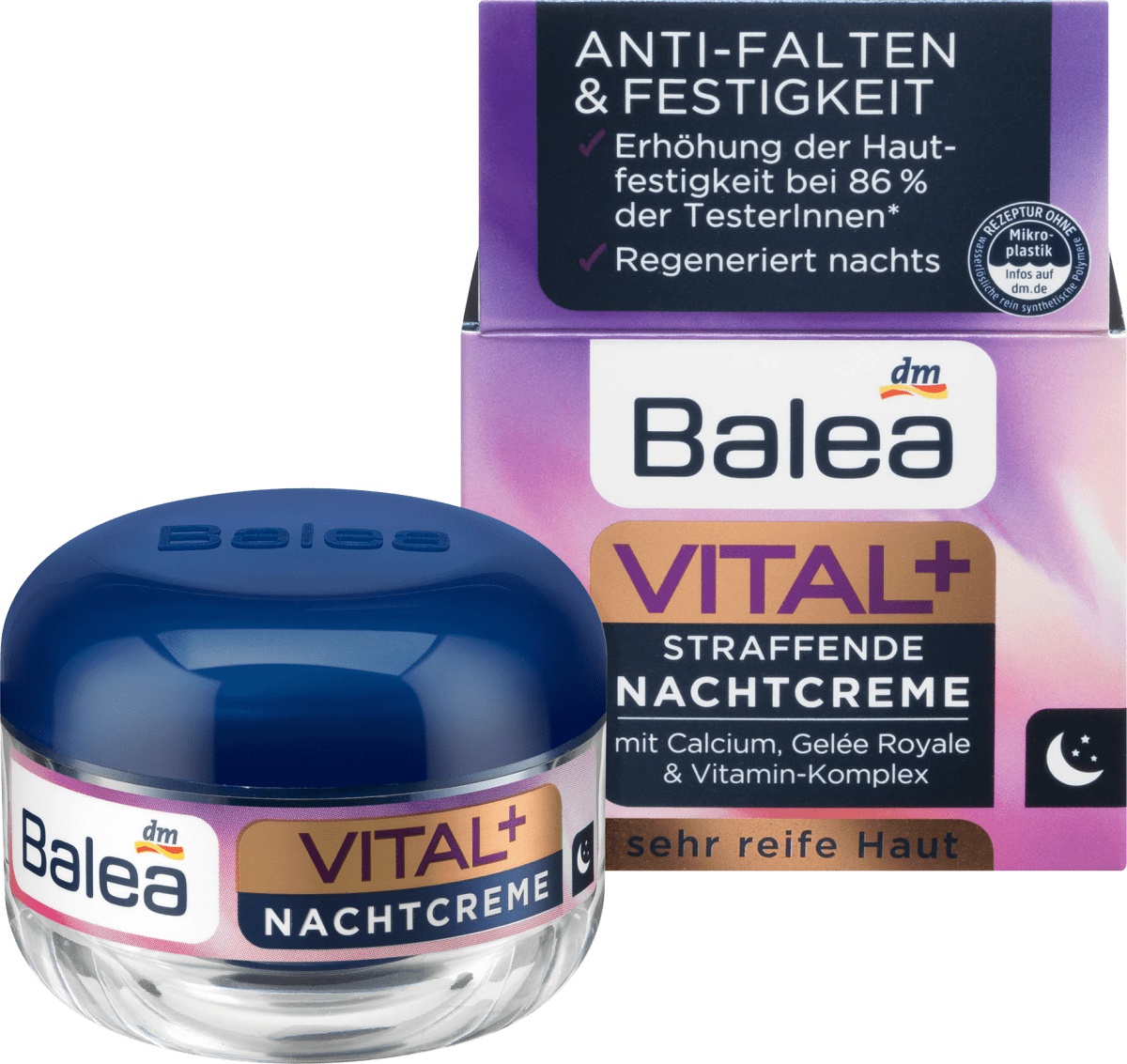 Balea Vital+ Straffende Nachtcreme