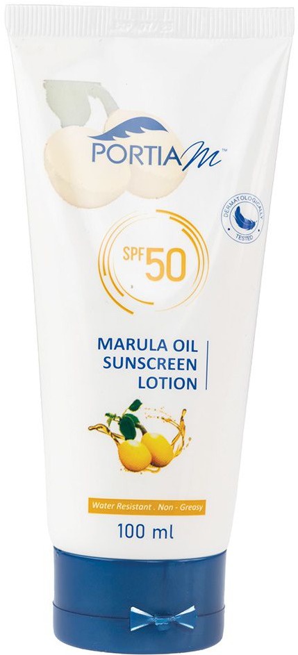 Portia M Marula Oil Sunscreen Lotion ingredients (Explained)