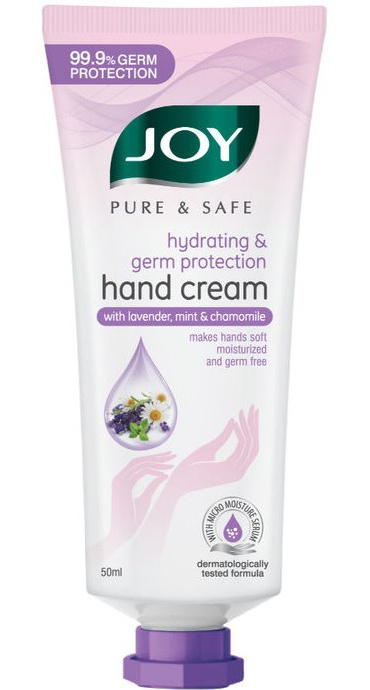 Joy Pure & Safe Hydrating & Germ Protection Hand Cream With Lavender Mint & Chamomile