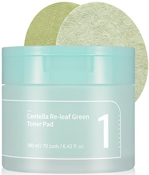 numbuzin Centella Re-leaf Green Toner Pad