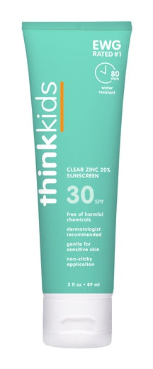 ThinkKids Clear Zinc 20% Sunscreen SPF 30