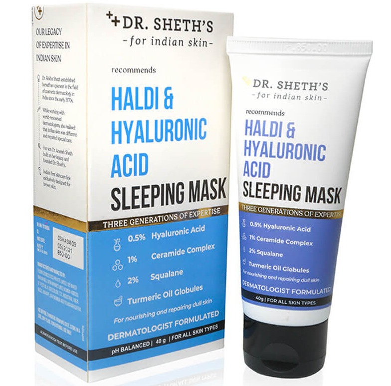 Dr. Sheth's Haldi And Hyaluronic Sleeping Mask
