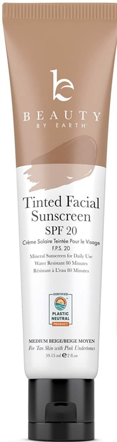 Beauty by earth Tinted Mineral Sunscreen