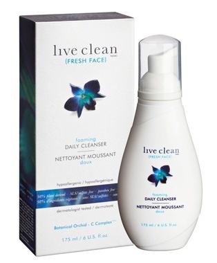 Live Clean Fresh Face Daily Foaming Cleanser