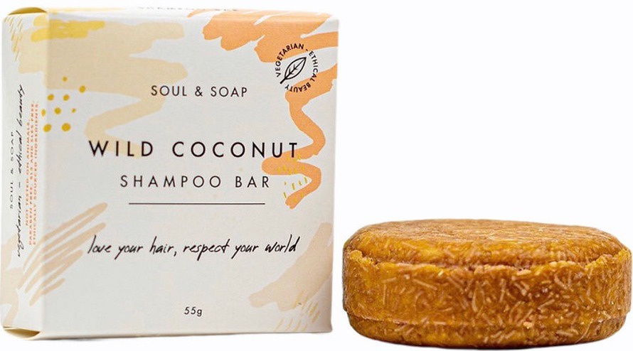 Eco Sal Soul And Soap Wild Coconut Shampoo Bar