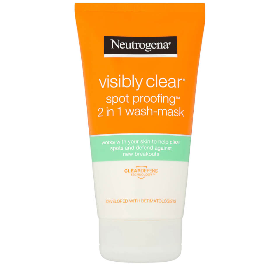 Neutrogena Visibly Clear Spot Proofing 2 In 1 Wash Mask