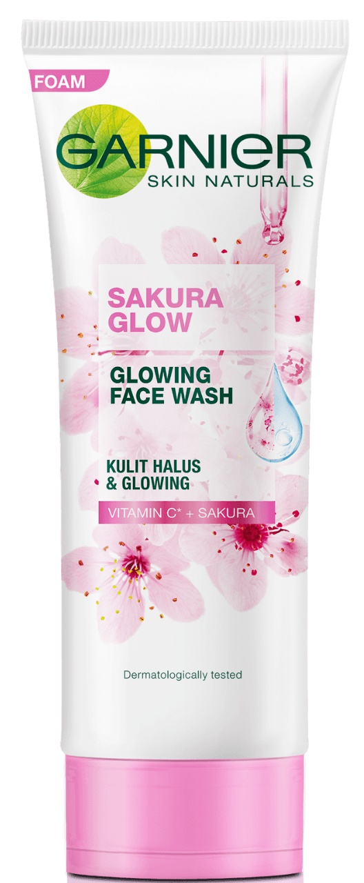 Garnier Sakura Glow Glowing Face Wash Facial Cleanser