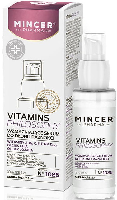 MINCER Pharma Vitamins Philosophy Strengthening Serum For Hands And Nails