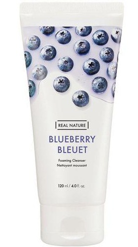 The Face Shop Real Nature Blueberry Bleuet Foaming Cleanser