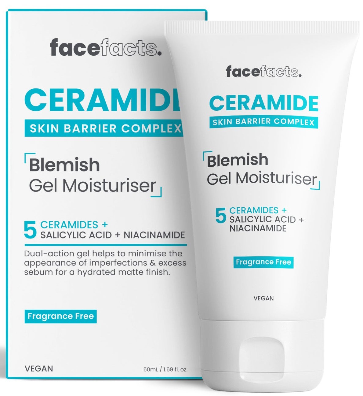 Face facts Ceramide Blemish Gel Moisturiser