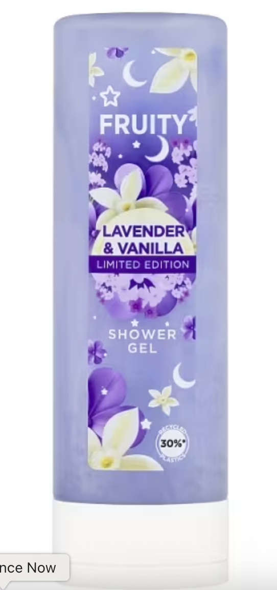 Superdrug Fruity Lavender & Vanilla Shower Gel