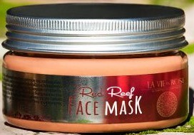 La vie en rose Red Reef Face Mask