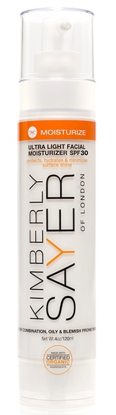 Kimberly Sayer Ultra Light Organic Facial Moisturiser Spf 30