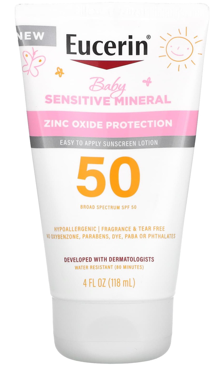 Eucerin Baby Sensitive Mineral SPF 50 Sunscreen