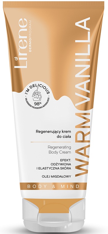 Lirene I’m Delicious Regenerating Body Cream Warm Vanilla