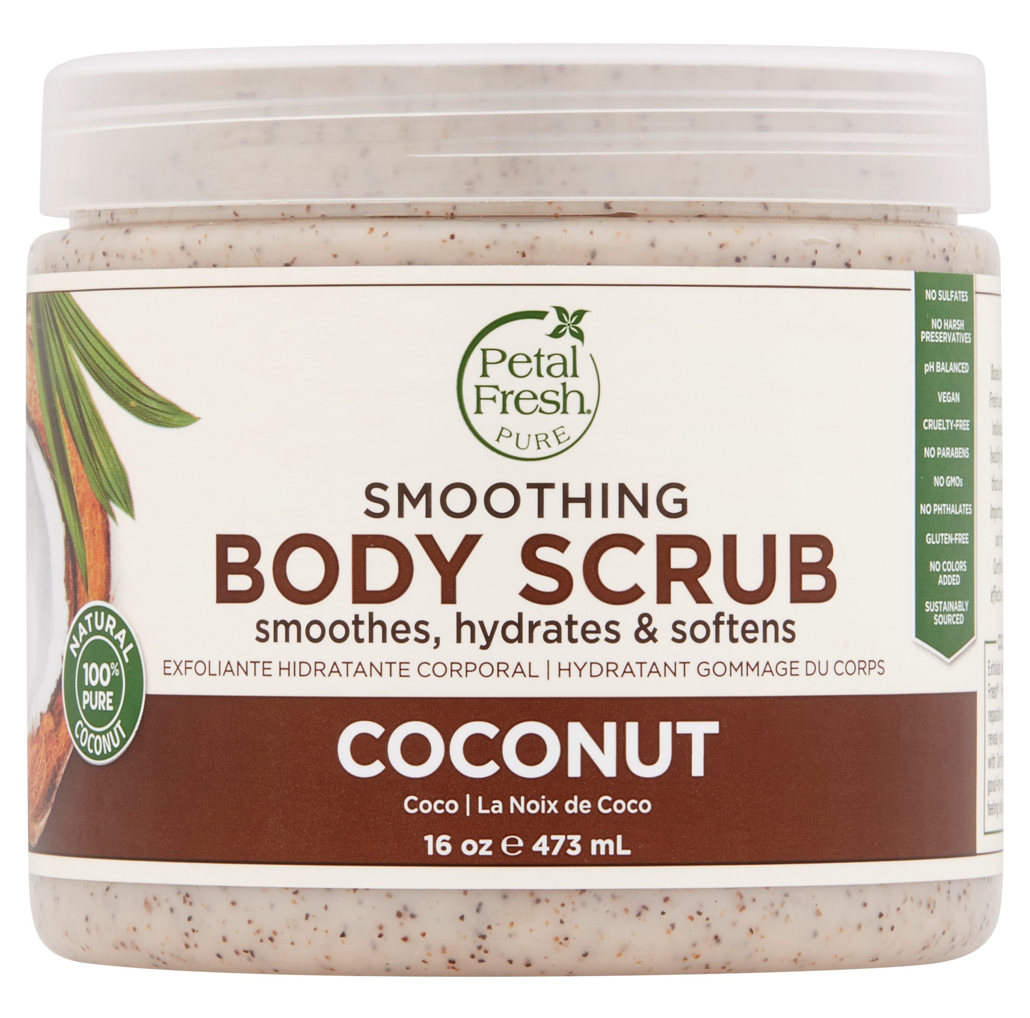 Petal Fresh Coconut Oil Smoothing Body Scrub