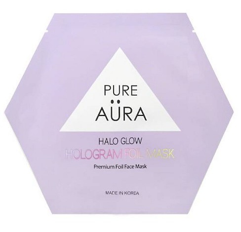 Pure Aura Halo Glow Hologram Foil Mask