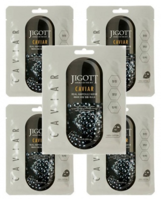 Jicott Caviar Real Mask Ampoule Mask