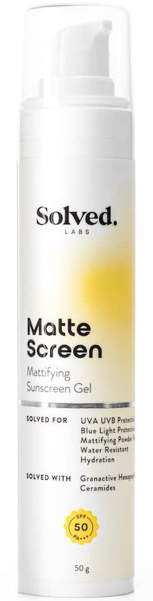 Solved Labs Matte Screen SPF 50 Pa+++