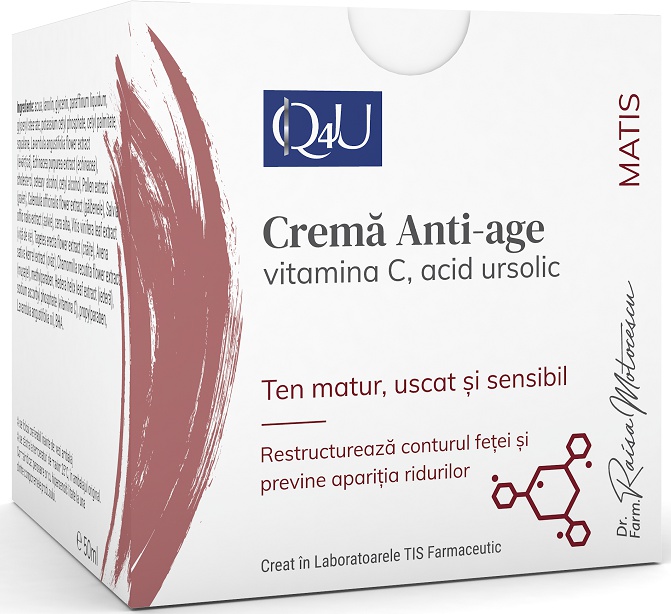 TIS farmaceutic Cremă Anti-age Cu Vitamina C Și Acid Ursolic