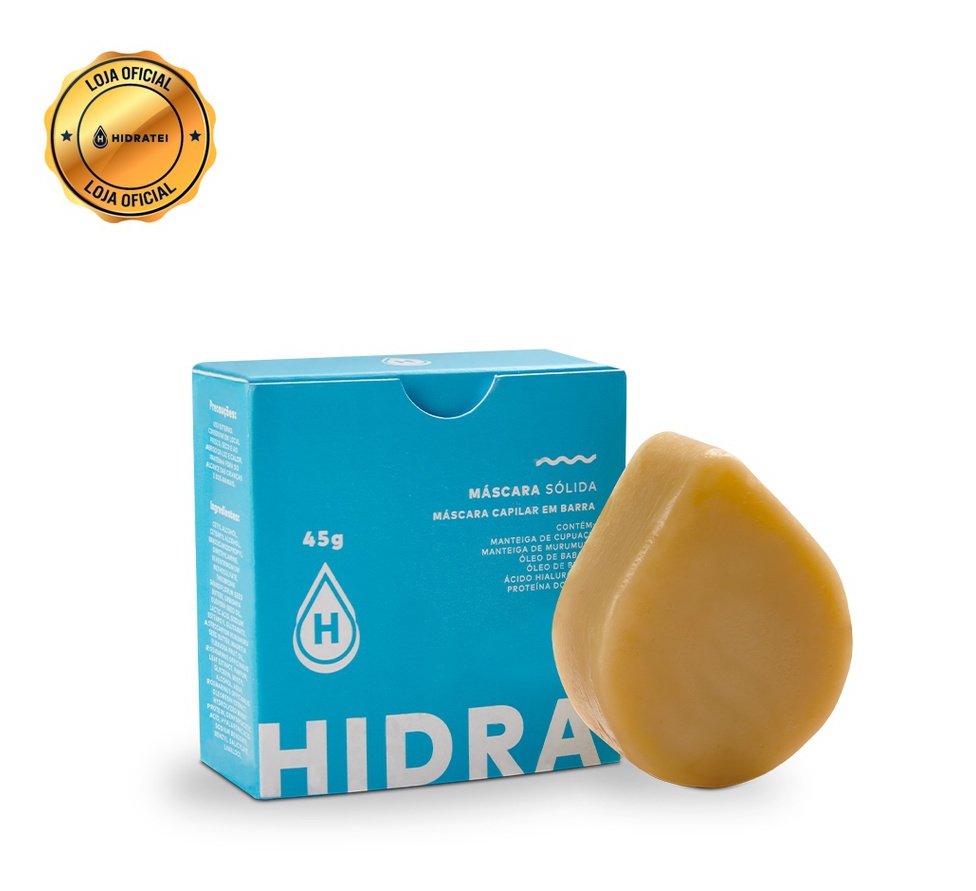 Hidratei Máscara Sólida Em Barra 45g - Para Nutrição E Hidratação Pro