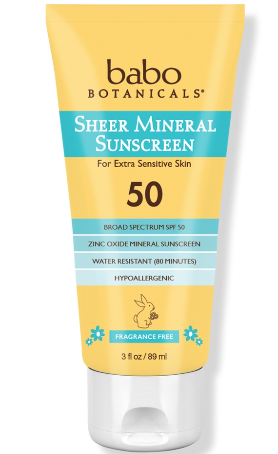 Babo Botanicals Sheer Mineral Sunscreen Lotion SPF50