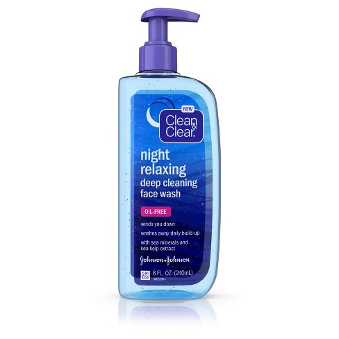 Clean And Clear Night Relaxing Face Deep Cleaning Face Wash