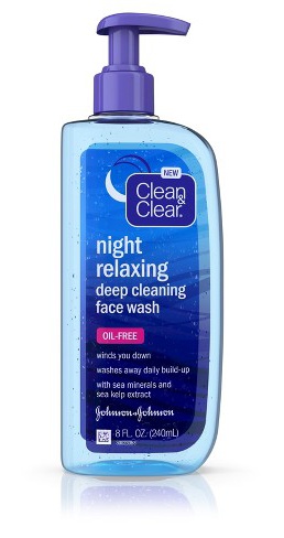 Clean And Clear Night Relaxing Face Deep Cleaning Face Wash