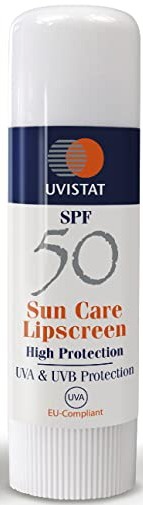 Uvistat Medicated Sun Protection Lipscreen Spf50