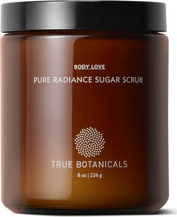 TRUE BOTANICALS Pure Radiance Sugar Exfoliating Body Scrub