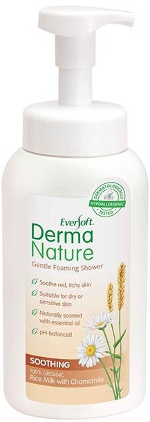 Eversoft Derma Nature Organic Rice Milk With Chamomile Gentle Forming Shower