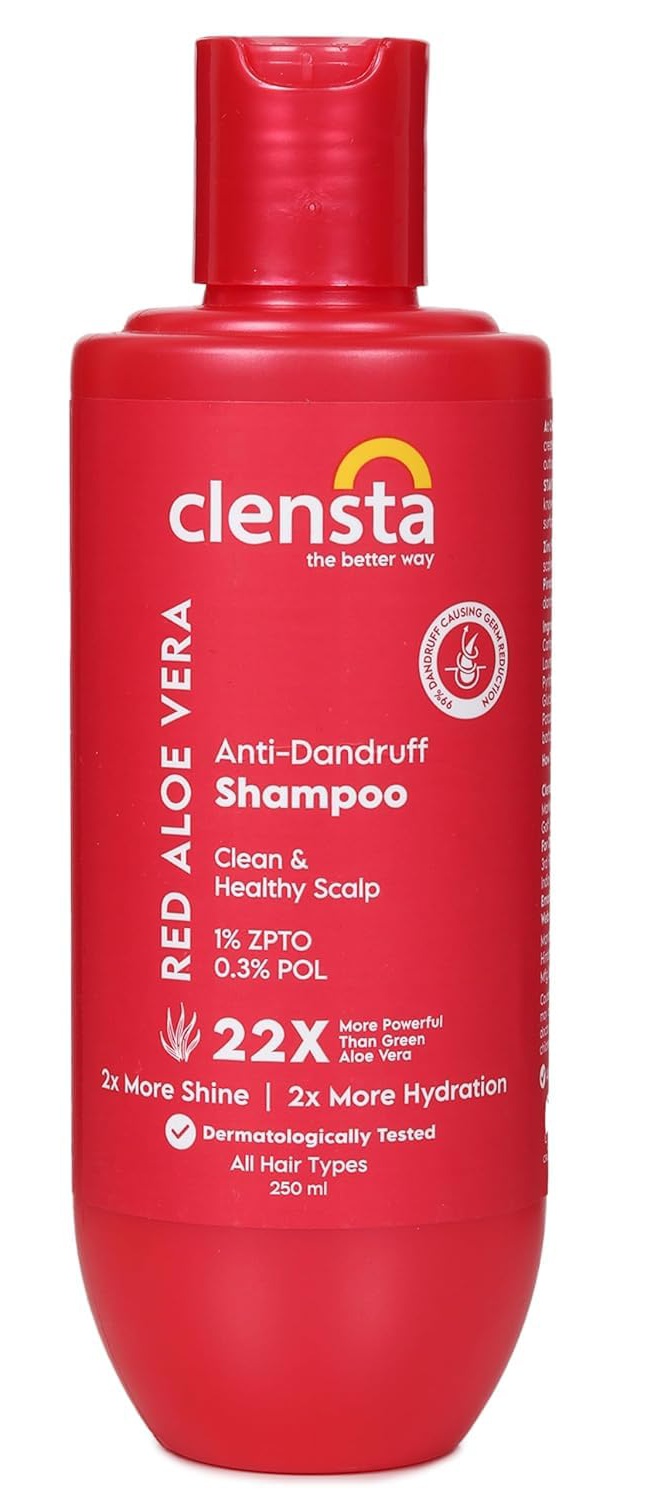 Clensta Red Aloe Vera Anti-dandruff Shampoo