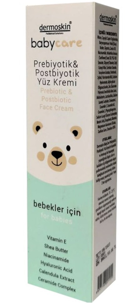 Dermoskin Babycare Prebiotic & Postbiotic Face Cream