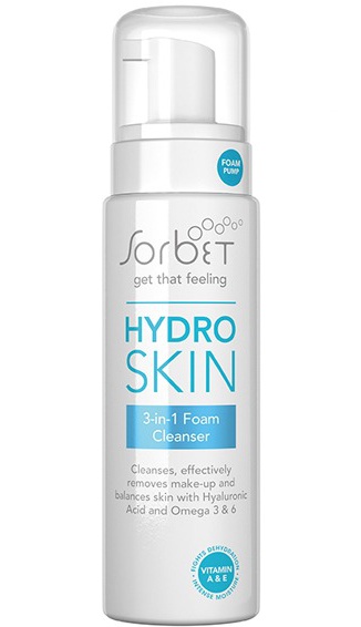 SORBET Hydro Skin 3-in-1 Foam Cleanser