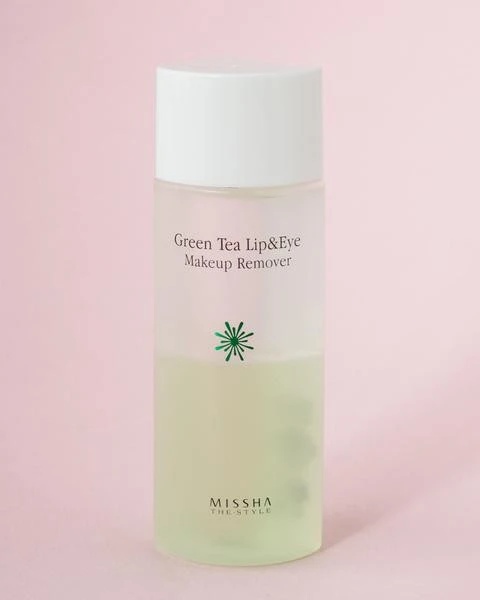 Missha Green Tea Lip & Eye Makeup Remover