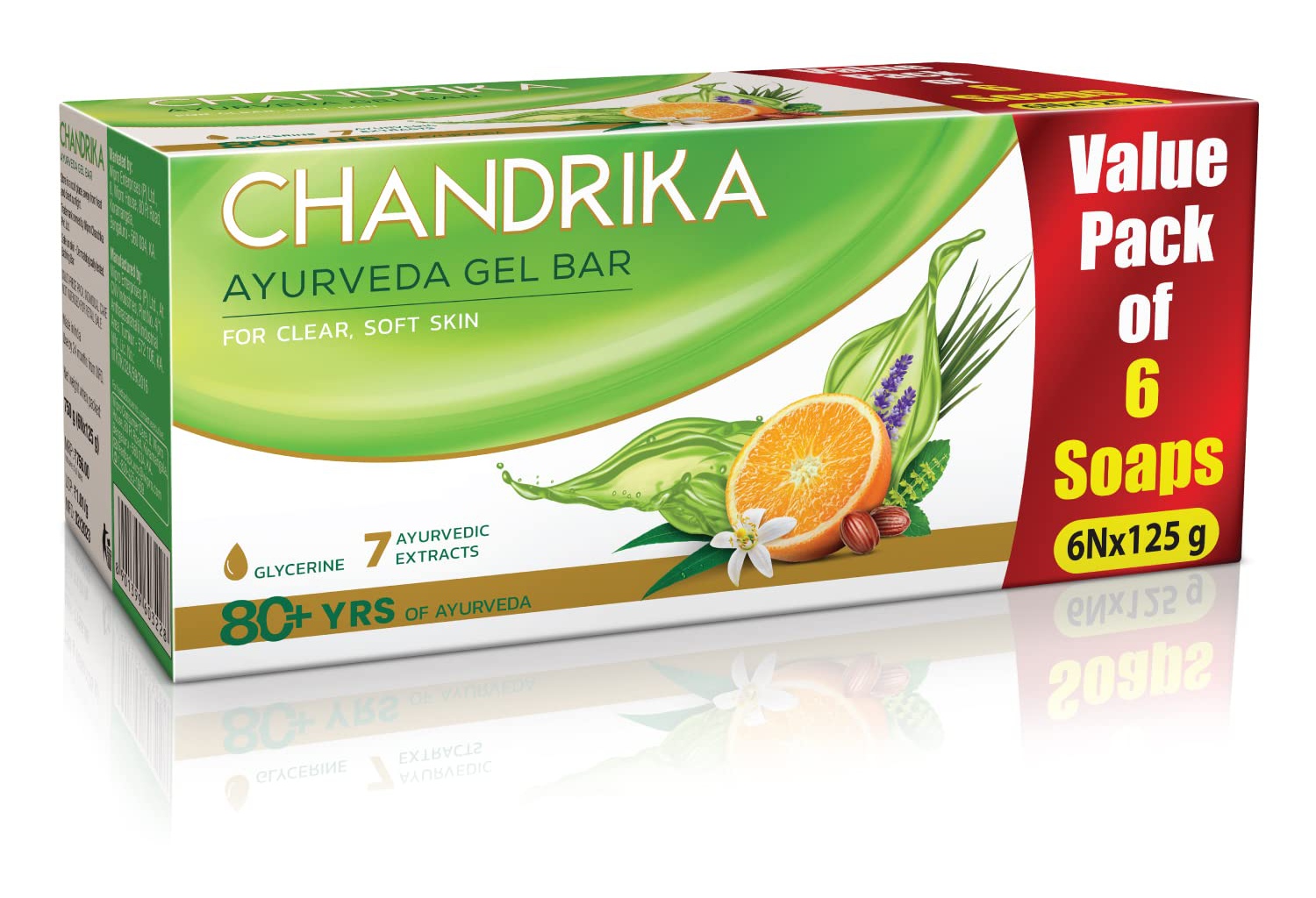 Chandrika Ayurveda Gel Bar