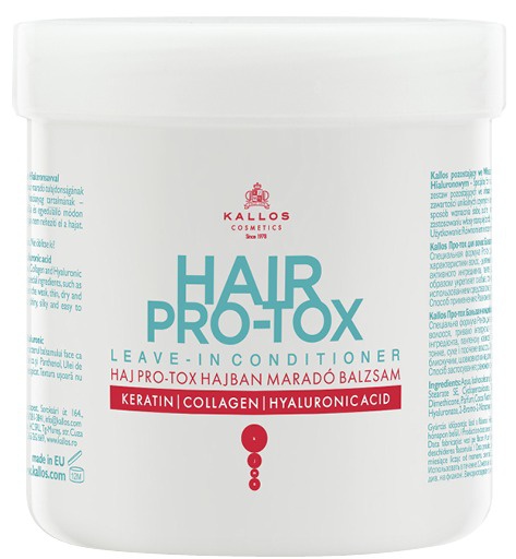 Kallos KJMN Hair Pro-Tox Leave-In Conditioner With Keratin, Collagen & Hyaluronic Acid