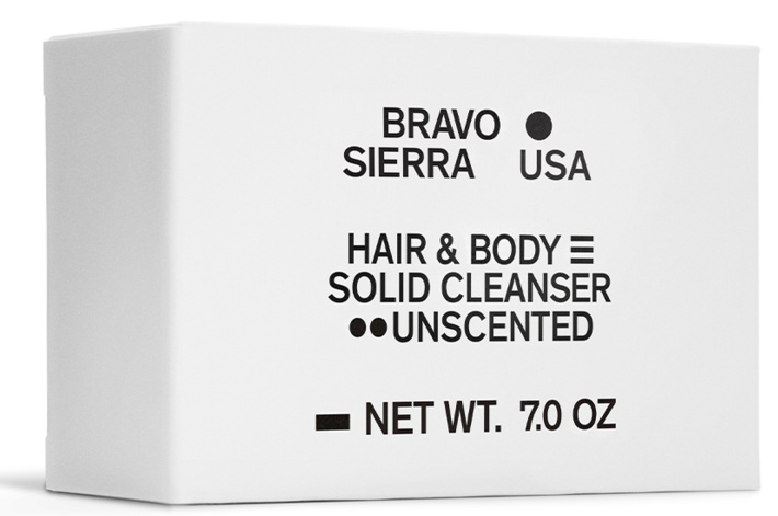 Bravo Sierra Hair & Body Solid Cleanser Unscented