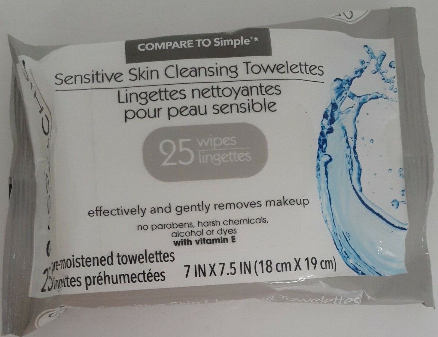 Sassy+Chic Sensitive Skin Cleansing Towelettes
