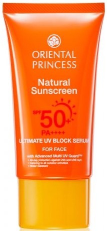 Oriental Princess Natural Sunscreen Ultimate UV Block Serum For Face SPF 50+ Pa++++