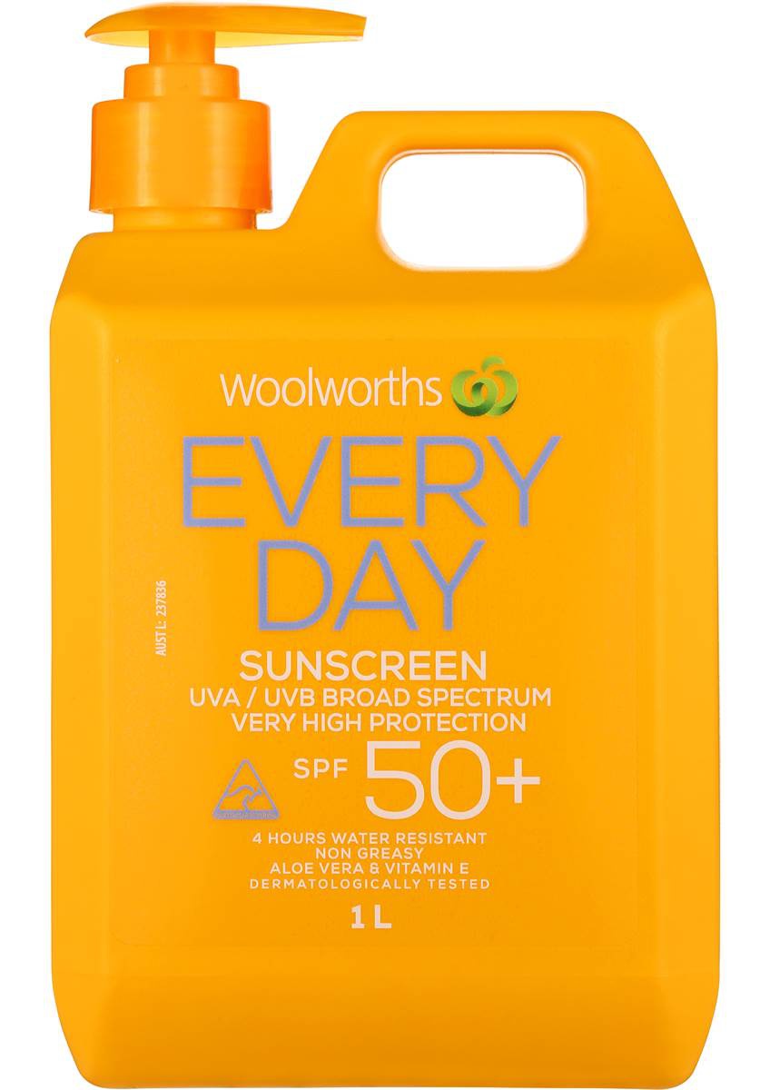 Woolworths  Sunscreen Spf 50+