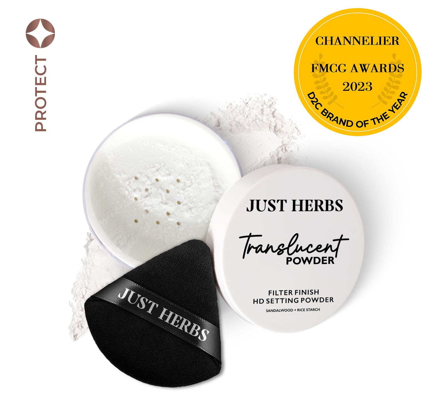 Just Herbs Loose Setting Powder Pink